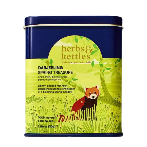 Herbs & Kettles Darjeeling Spring Treasure 30 g – Té negro suelto
