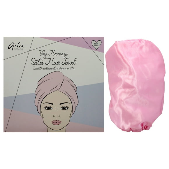 Toalla De Pelo Satinado Aria Beauty Rosa