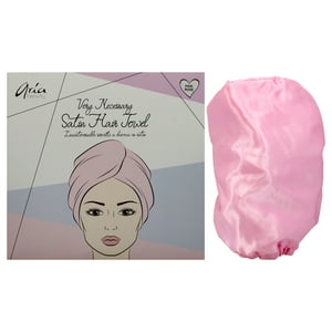 Aria Beauty - Toalla De Pelo Satinado Muy Necesaria - Rosa De Para Mujer - Toalla