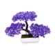 thumbnail image 3 of Árbol De Bienvenida, árbol Bonsái Artificial, Plantas De Imitación Para Alféizar De Ventana, Mesa De Escritorio, Color Morado, 3 of 3