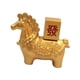 thumbnail image 3 of Estatua De Caballo Dorada, Mascota, Figura Artística Artesanal Para Decoración De Escritorio O Mueble, Estilo D, 3 of 5