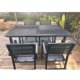 thumbnail image 4 of Mesa de comedor rectangular 160 cm Terraza, Restaurantes, Exteriores Negra, 4 of 6