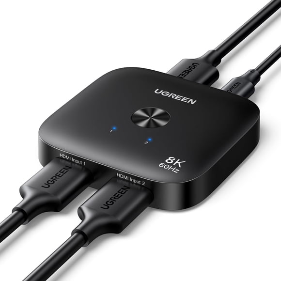 Switch HDMI UGREEN 2 entradas 1 salida 8K@60Hz VRR HDR10+