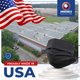 thumbnail image 2 of Mascarilla facial Amerishield negra ASTM Nivel 2 - 100 uds, 2 of 4