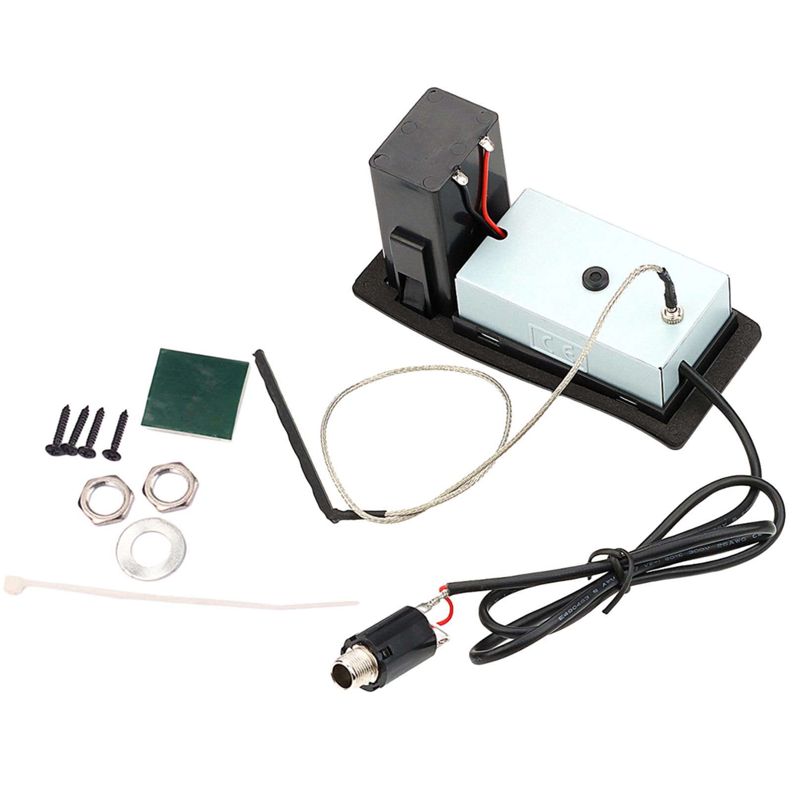 Bothyi - Pastilla De Guitarra Acústica Con Ajuste De Mezcla De Micrófono Fácil De Instalar Eq 7545 Pro