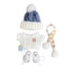 thumbnail image 1 of Suéter De Ropa Para Muñecas, Accesorios Para Fotos, Bufanda Bonita Desmontable, Sombrero Para Muñecas De 6,69 Pulgadas, Blanco Y Azul, 1 of 3