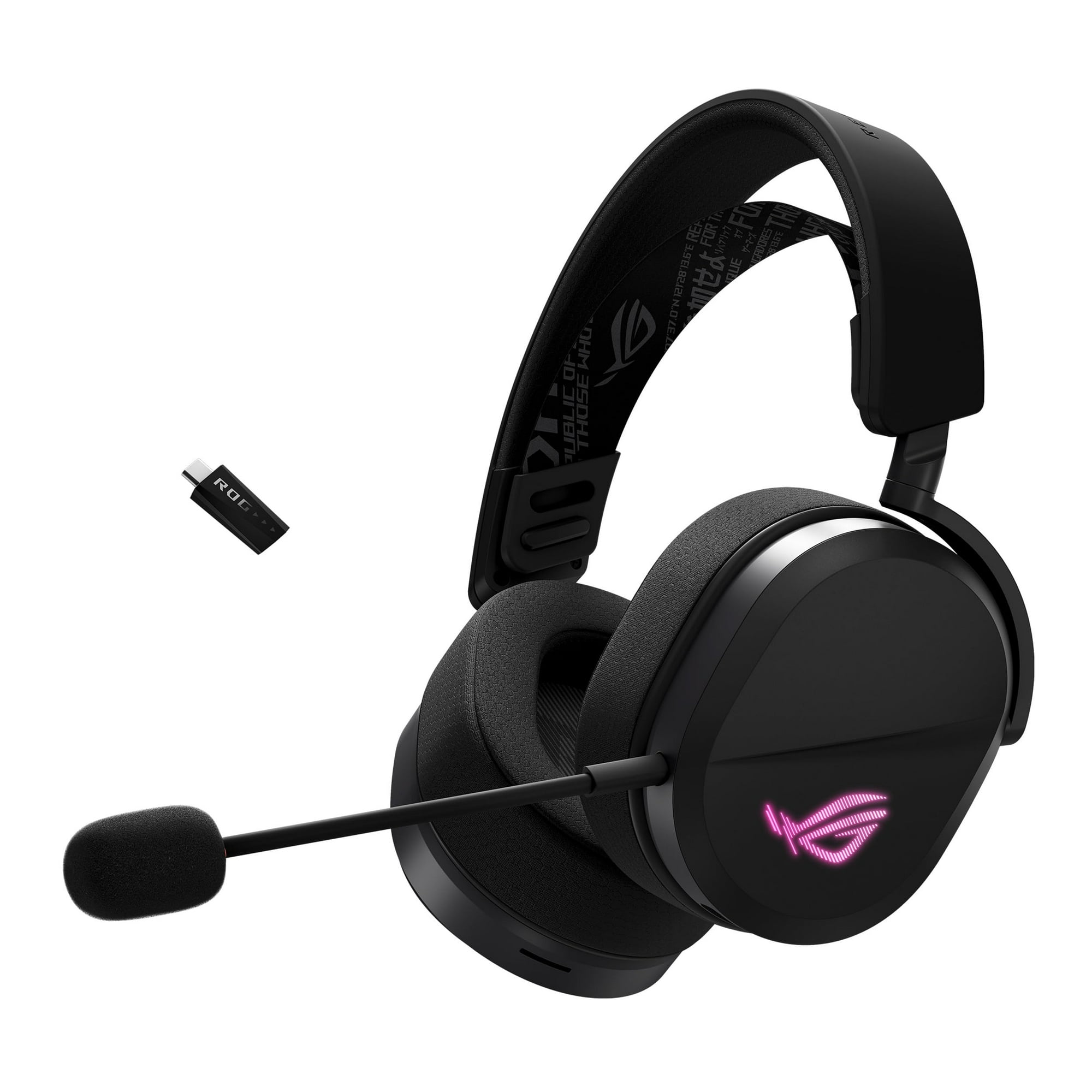 Auriculares Inalámbricos Para Juegos Asus Rog Pelta Bt Usb-c Negros 309g
