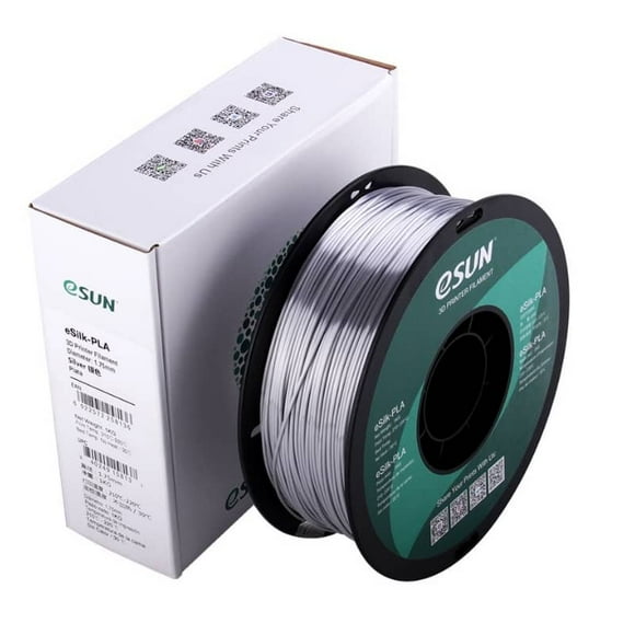 Filamento PLA Seda Plateado o Plata 1kg | Filamentos