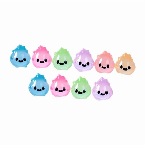 10 Minifiguras Luminosas De Halloween Para Hacer Tú Mismo, Bonitas Para Regalar En La Mesa, En La Sala De Estar O En El Fuego, 2,4 X 2,5 Cm.
