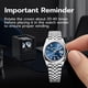 thumbnail image 2 of Enrollador De Relojes Doble Con Motor Silencioso Cuero Pu Negro, 2 of 9