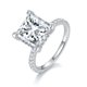 thumbnail image 1 of Anillos de Compromiso de Moissanita Corte Princesa de Oro de 18K de 5Uds para Mujer Color D VVS1 Anillos de Moissanita Joyería Anillos de Diamante para Mujer de Plata Esterlina S925 con Certificado, 1 of 9