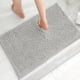 thumbnail image 2 of Xiao Hua Alfombras de baño - 1 pieza, 40 × 60 cm, gris claro, lavable, absorbente, antideslizante, práctica para el baño, ideal para proteger el baño de la sequedad., 2 of 2