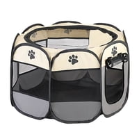 Crusec - Corral Nido Plegable Para Mascotas Casa Impermeable Xl
