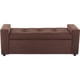 thumbnail image 1 of Banqueta Baul Lawin 2c Felpa 30 Chocolate, 1 of 5