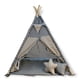 thumbnail image 1 of Carpa Tipi Infantil Algodón modelo Star Gris, 1 of 2