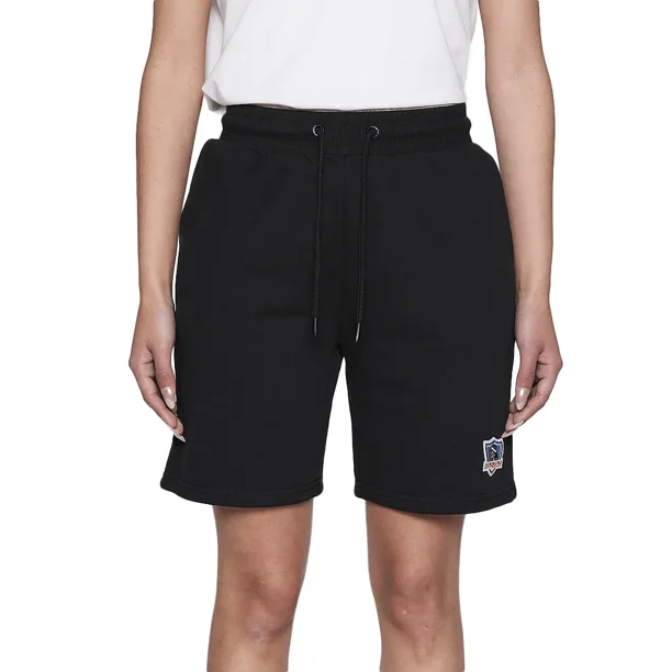 Short Colo Colo Urbano Mujer Negro Escudo Blanco