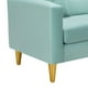 thumbnail image 3 of Sofa New Retro 3C + 2 Pouf Felpa 01 Verde Agua, 3 of 6