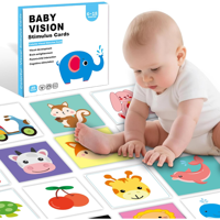 Genérica - Tarjetas De Estimulación Visual Didáctico Bebés 6 A 18 Meses