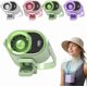 thumbnail image 1 of Ventilador clip coche aire acondicionado USB recargable LED 360° rotación coche oficina camping, 1 of 8