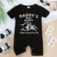 thumbnail image 1 of Infant Baby Boys Casual Romper With Funny "Be Careful What You Say To Me" Letter Print, Newborn Short Sleeve Round Neck Jumpsuit Clothes, 1 of 5