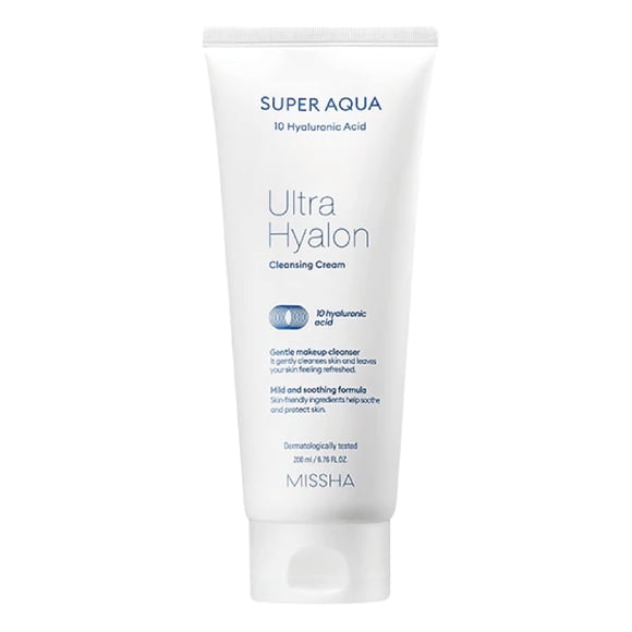 Crema Limpiadora MISSHA Super Aqua Ultra Hyalron 200 ml