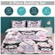 thumbnail image 5 of Kuromi Bed Duvet Cover Microfiber Bedding Sets 3D Printed Lightweight 3 Piece Comforter Sets for Kids Boys Girls, 5 of 5
