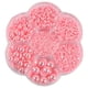 thumbnail image 1 of 2800 Unids/set Media Perla Flatback Beads Satén Brillo Plástico Para Vestido De Novia Rosa, 1 of 5