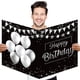 thumbnail image 1 of Tarjeta de cumpleaños Jumbo SULICRE Happy Birthday, color negro y plateado, 1 of 7