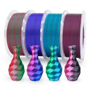 Filamento Para Impresora 3D Elegoo Silk Pla 1,75 Mm +/- 0,05 Mm 4X250 G