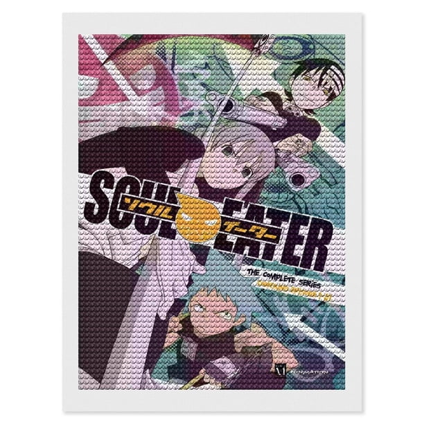 Soul Eater Kits de Pintura de Diamantes para Adultos 5D DIY Diamond Art Kits Full Drill Diamond Dots para Regalo Decoración de Pared y Relajación Artes de Gemas 30*40cm
