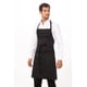 thumbnail image 1 of Pechera de Chef F8 - Negro | Chef Works, 1 of 2