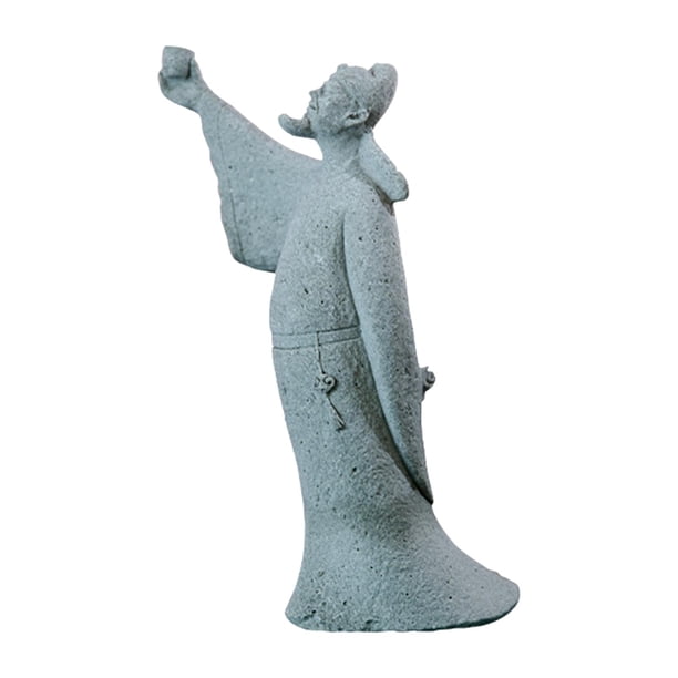 de de resina Poesía tradicional Estatuilla Estatua Fengshui Artesanía Paisaje submarino Mini jardín, Jardín de hadas Uso Colección Fácil bebe solo