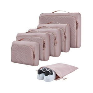 Bagsmart Juego De Cubos De Embalaje 6 Unidades - Rosado