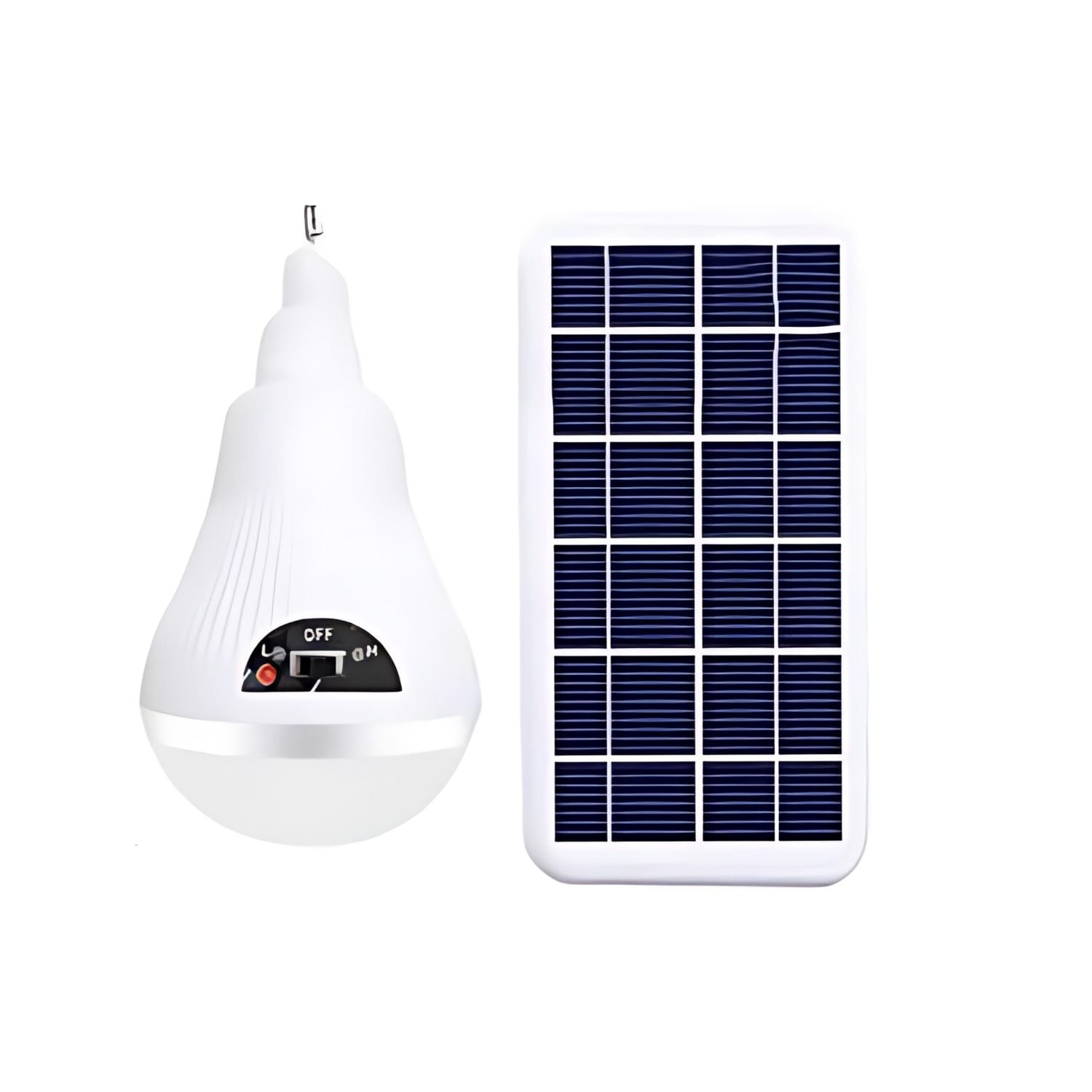 Disparo - Lampara Ampolleta Led 10w Con Panel Solar Camping Portatil