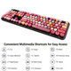 thumbnail image 5 of Teclado inalámbrico Bluetooth para máquina de escribir, compatible con Android, Windows y PC, ideal para el hogar y la oficina., 5 of 8
