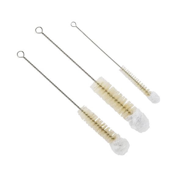 Set de Cepillos Flexibles de Cerdas Suaves Clean Evolution para Botellas y Tubos de Ensayo