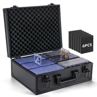 Caja De Almacenamiento De Tarjetas Coleccionables Eugsph Para Cargadores De 3 X 4 Unidades De 35 Pun