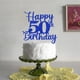 thumbnail image 3 of Decoración para tartas Kaoenla con purpurina para celebrar 50 cumpleaños, color azul, 3 of 7