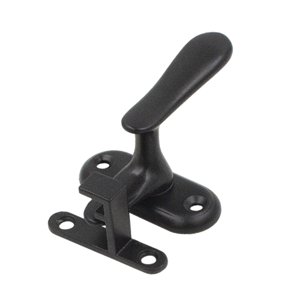 Magideal - Cerradura Para Puerta De Armario, Cerradura Para Puertas Abatibles, Pestillo De Acero Inoxidable Para Granero, Garaje, Instalación De 90 Degree Y 180 Degree, Cerr Negro Grande