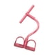 thumbnail image 4 of Banda elástica de resistencia para pedales, cuerda de tensión multifunción para yoga, banda elástica para ejercicios de abdominales, para cintura, brazos y piernas. Rosa, 4 of 5