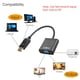 thumbnail image 4 of Adaptador DisplayPort a VGA Ankey chapado en oro, paquete de 4, 4 of 6