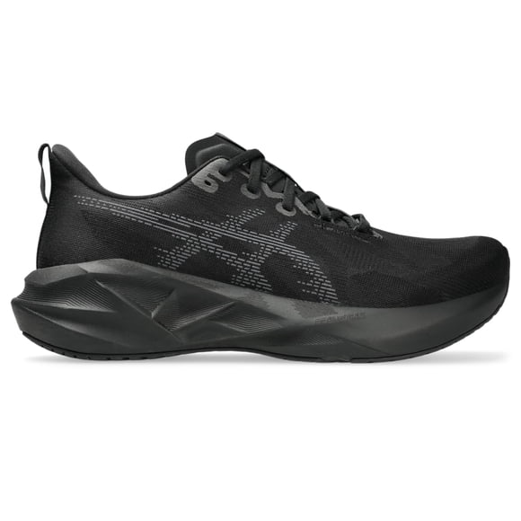Zapatillas de running ASICS NOVABLAST 5 para hombre, color negro y gris