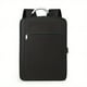 thumbnail image 1 of Large Capacity Backpack Casual Men's Bag Computer Bag Plain Color Backpack, 1 of 3