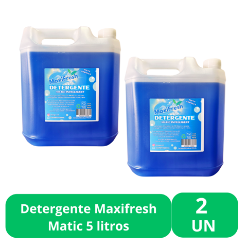 Detergente Liquido Maxifresh Matic 5 Litros Eco 2 Unidades