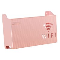 Magideal - Estante De Enrutador Colgante Colgante De La Pared Multifunción Estantes De La Caja De Almacenamiento Para La Sala De Estar Del Dormitorio De Control , Rosado Nuevo Rosa