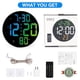 thumbnail image 3 of Reloj De Pared Digital Redondo Led Grande Control Remoto 9p, 3 of 3