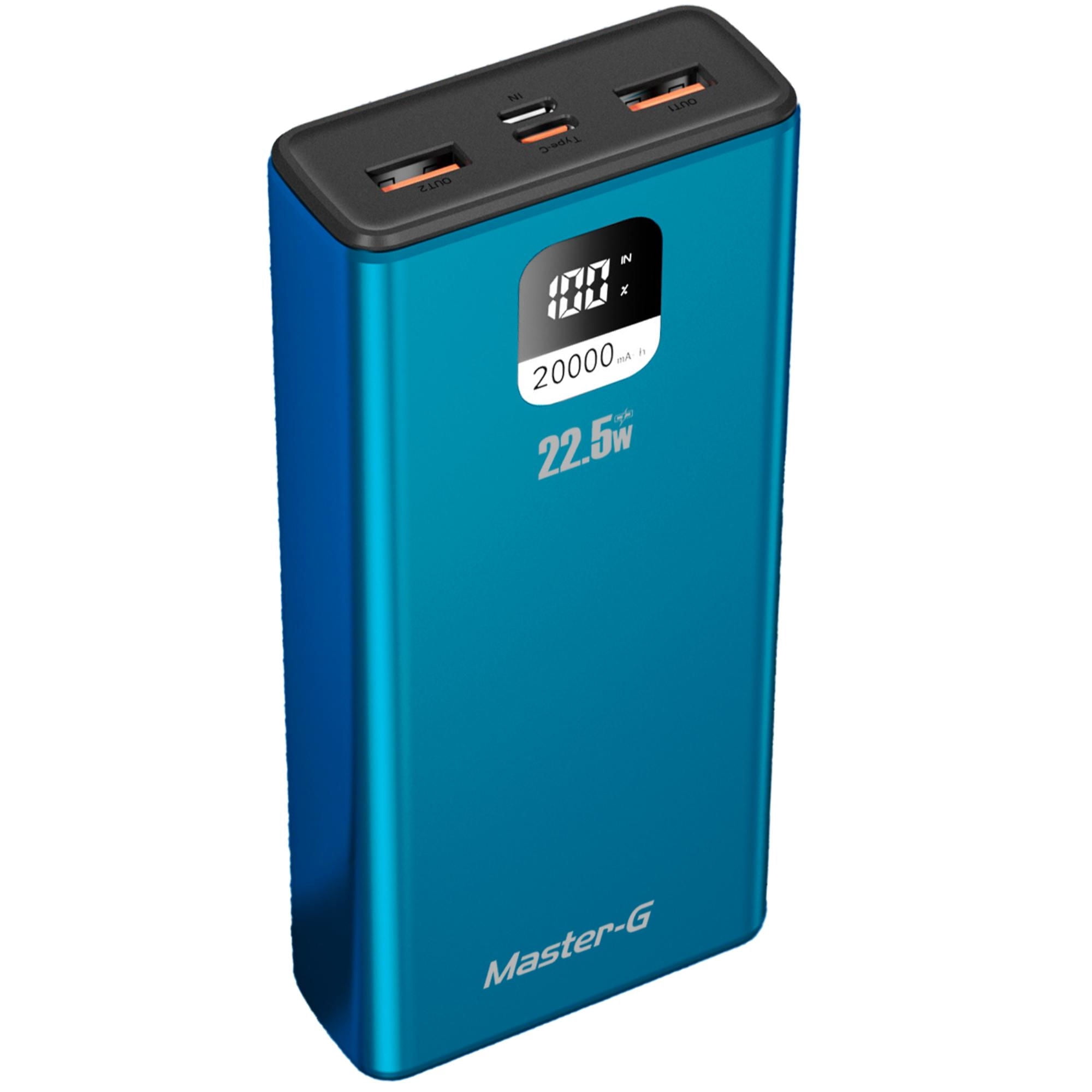 Master-G - Batería Portátil 20.000Mah 22.5W