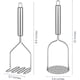 thumbnail image 2 of Prensapapas Maclia MAC003A de acero inoxidable, 2 piezas, 2 of 3