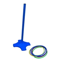 Bothyi - Juego De Lanzamiento De Aros, Juguete Educativo, Divertido, Interactivo Para Padres E Hijos, Lanzamiento De Aros, Poste Azul