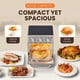 thumbnail image 5 of Horno Air Freyer Elite Gourmet EAF0852SS 8,5 L 800 W inoxidable, 5 of 8
